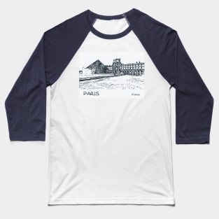 Paris - France Baseball T-Shirt